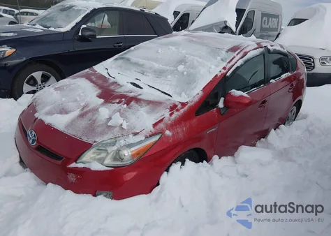 2011 Toyota Prius Three z USA, uszkodzony, nr VIN JTDKN3DU5B0314481